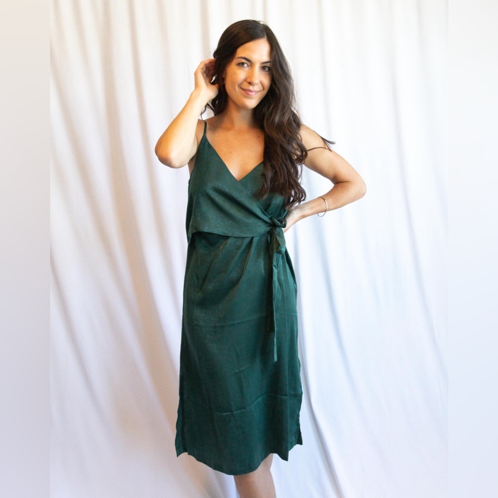 Lulu’s Midi Wrap Top Dress - Picture 8 of 16